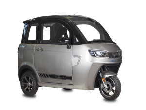 Motorower elektryczny trójkołowy zabudowany ARIEL lithium Srebrny